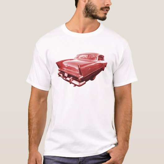 Fireball fury 1956 Plymouth tail fins T-shirt (Voorkant)