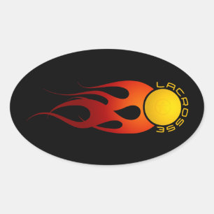 Fireball Ovale Sticker