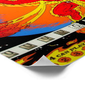 Fireball Pinball Poster (Hoek)