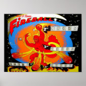Fireball Pinball Poster (Voorkant)