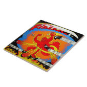 Fireball Pinball Tegeltje (Zijkant)