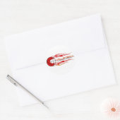 Fireball Ronde Sticker (Envelop)