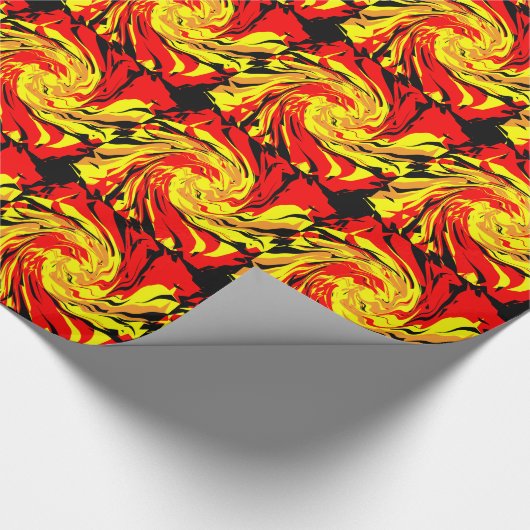 Fireball Spiral Cadeaupapier (Hoek)