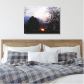 Fireball Sunrise Wrapped Canvas Afdruk (Insitu (Slaapkamer))