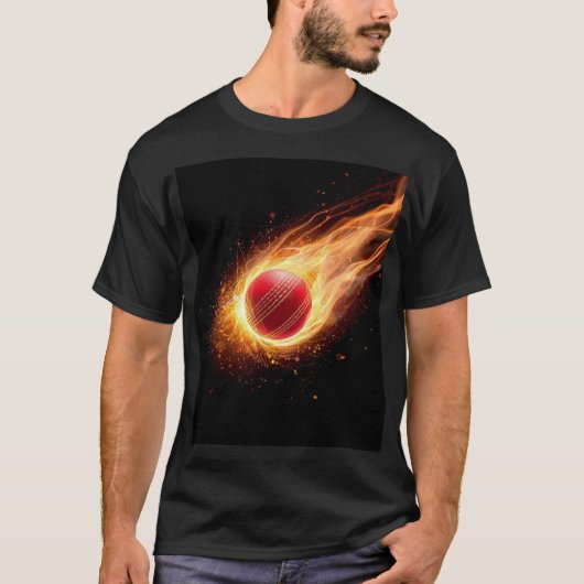 Fireball T20 Cricket Graphic Shirt (Voorkant)