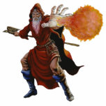 Fireball Wizard Sculpture Ornament Fotobeeldje Ornament<br><div class="desc">Wizards, goochelaars, tovenaars, warsloten en tovenaars van magie door andere titels zijn verschenen in mythen, folktales en literatuur gedurende de hele geregistreerde geschiedenis, en fantasie trekt op deze achtergrond. De meeste tovenaars hebben macht voortkomend uit hun studie, misschien gebaseerd op aangeboren talent, eerder dan het hebben van hun magische capaciteiten...</div>