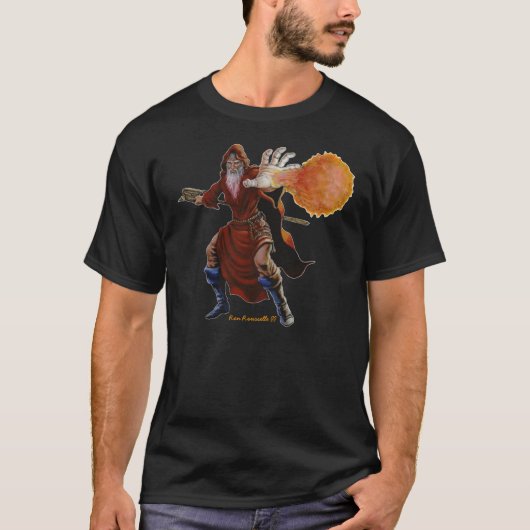 Fireball Wizard Shirt (Voorkant)