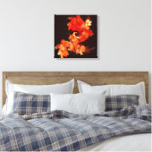 Firebird Abstract Quad Canvas afdrukken dansen (Insitu (Slaapkamer))