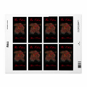 Firebird Boek Bord Sticker Rechthoek (Full Sheet)