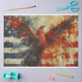 Firebird Eagle USA Vlag Decoupage Tissuepapier (Craft)