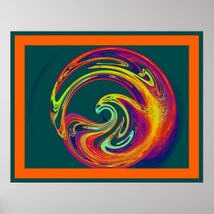 FIREBIRD FOENIX GEPOSTERISEERD POSTER