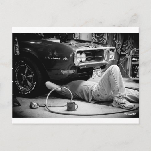 Firebird Mechanic Briefkaart (Voorkant)