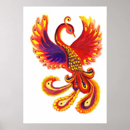 Firebird Phoenix Art Poster (Voorkant)