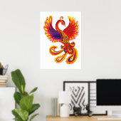 Firebird Phoenix Art Poster (Thuiskantoor)