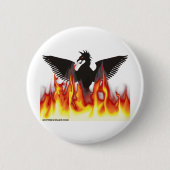 FireBird/Phoenix Ronde Button 5,7 Cm (Voorkant)