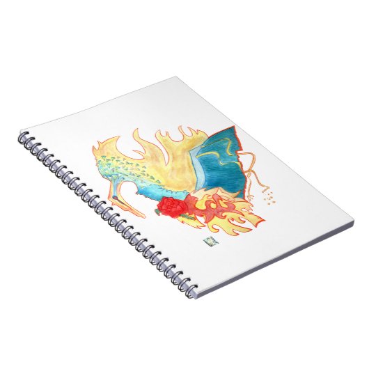 Firebird Risen Iphone Case SE Notitieboek (Rechterzijde)