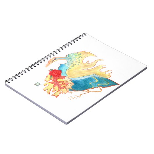 Firebird Risen Iphone Case SE Notitieboek (Linkerzijde)