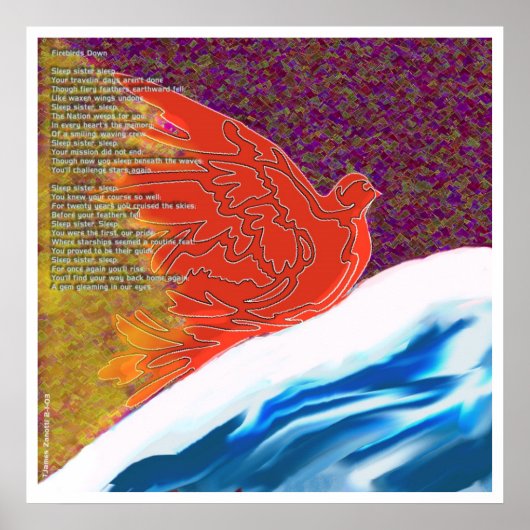 Firebirds down poster (Voorkant)