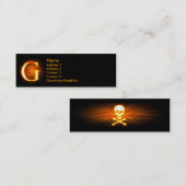 Fireblock Monogram - G Mini Visitekaartje (Voorkant / Achterkant)
