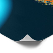 Fireburst Fractal Art Poster (Hoek)