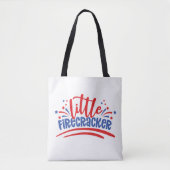 Firecracker 4 juli tote bag (Voorkant)
