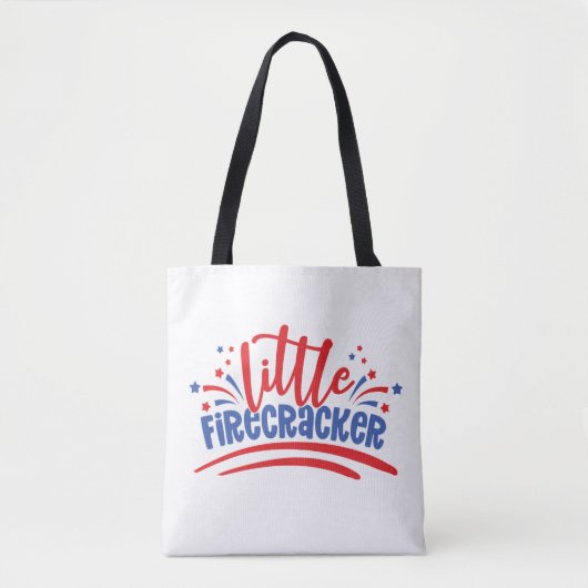 Firecracker 4 juli tote bag (Voorkant)
