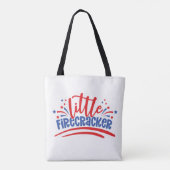 Firecracker 4 juli tote bag (Achterkant)