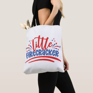 Firecracker 4 juli tote bag