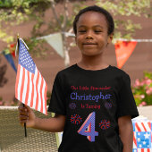 Firecracker 4th Birthday T-Shirt