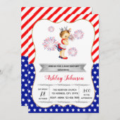 Firecracker baby shower uitnodiging (Voorkant / Achterkant)