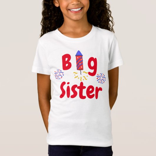 Firecracker Big Sister T-Shirt (Voorkant)