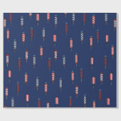 Firecracker Festiviteiten 4 juli Cadeaupapier (Vlak)