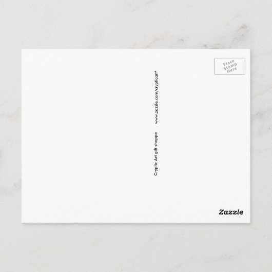 Firecracker Fiesta Hibiscus Briefkaart (Achterkant)