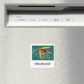 "Firecracker" Fly Fishing Art Magnet (Insitu (Vaatwasser))
