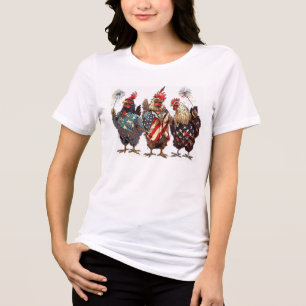 Firecracker Fowl Tri-Blend Shirt