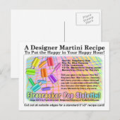 Firecracker Ice Cream Martini Recept Kaart Briefka (Voorkant / Achterkant)