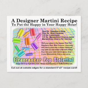 Firecracker Ice Cream Martini Recept Kaart Briefka