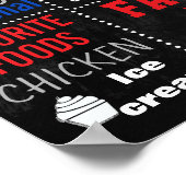 firecracker july 4th Adult 21st Birthday-teken Poster (Hoek)