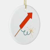 Firecracker Keramisch Ornament (Rechts)