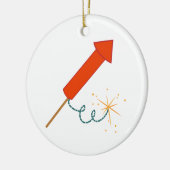 Firecracker Keramisch Ornament (Links)