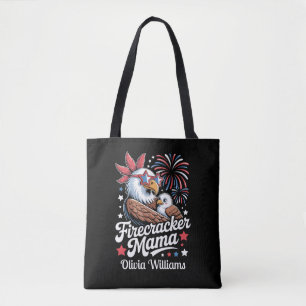 Firecracker Mama 4 juli Matching Familie Tote Bag