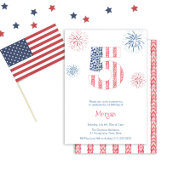 Firecracker Memorial Day 5th verjaardagsfeestje Kaart