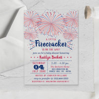 Firecracker onderweg! 4 juli Baby shower