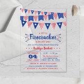 Firecracker onderweg! 4 juli Baby shower Acryl Uitnodigingen