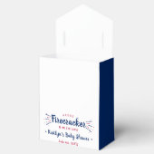 Firecracker onderweg! 4 juli Baby shower Bedankdoosjes (Geopend)