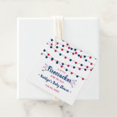 Firecracker onderweg! 4 juli Baby shower Bedankjes Labels (In situ)