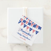 Firecracker onderweg! 4 juli Baby shower Bedankjes Labels (In situ)