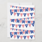 Firecracker onderweg! 4 juli Baby shower Bedankkaart (Achterkant)