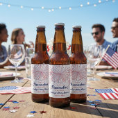 Firecracker onderweg! 4 juli Baby shower Bier Etiket