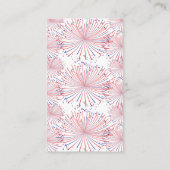 Firecracker onderweg! 4 juli Baby shower Informatiekaartje (Achterkant)